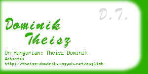 dominik theisz business card